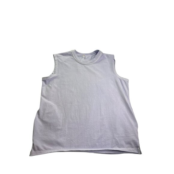 Free People Movement Tank Top Hot Shot Crewneck XS Oversized Purple Pockets - Picture 2 of 9